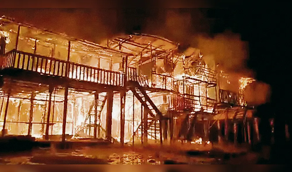 Vela encendida desata incendio que devoró 50 casas en Iquitos