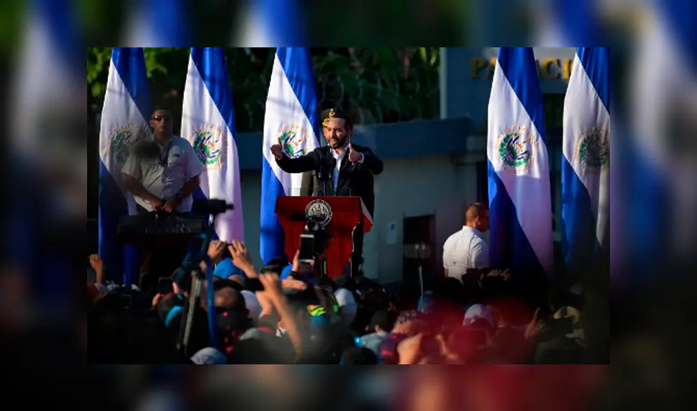 Nayib Buke, presidente de El Salvador. Foto: AFP. Nayib Buke, presidente de El Salvador. Foto: AFP.