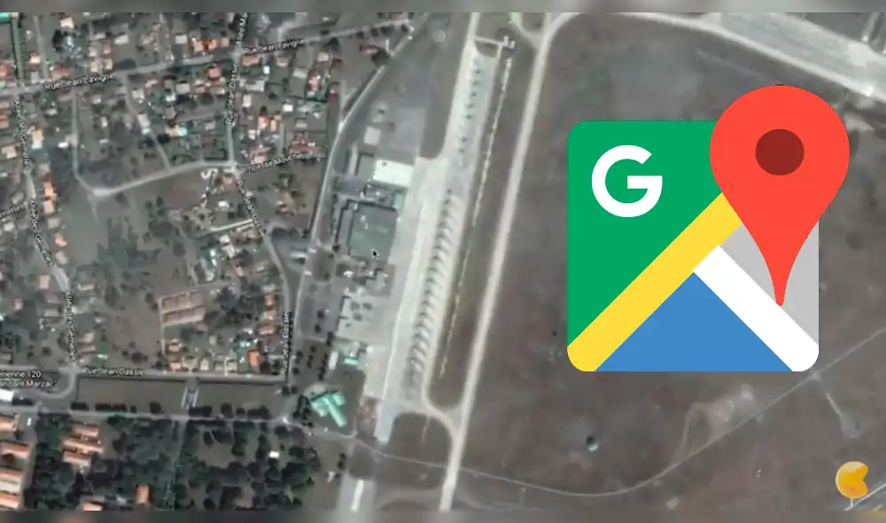 Google Maps: Descubren polémico mensaje escrito en techo de edificio en Francia [FOTOS]