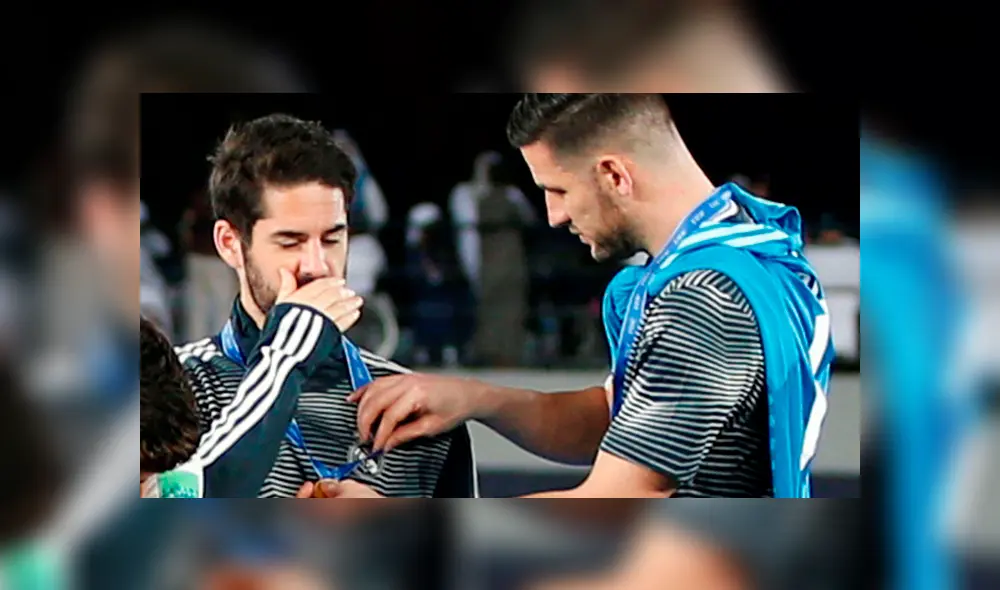 Isco protagonizó terrible gesto con sus compañeros en el festejo del Mundial de Clubes Isco protagonizó terrible gesto con sus compañeros en el festejo del Mundial de Clubes