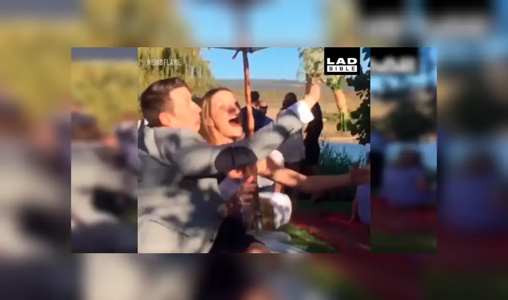 Facebook viral: mujer atrapa bouquet de novia para dejar soltería, pero su novio reacciona así [VIDEO]