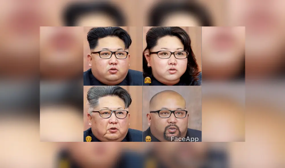 El presidente norcoreano Kim Jong-un también tiene su foto. El presidente norcoreano Kim Jong-un también tiene su foto.