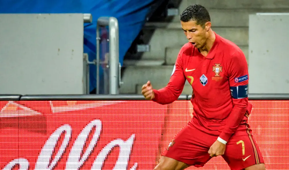 Cristiano Ronaldo llegó a los 101 goles con la selección de Portugal. Foto: EFE