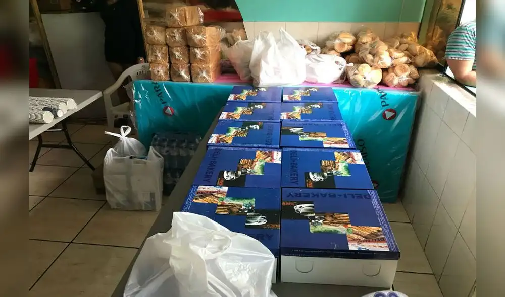 SJL: pastelerías entregan víveres a refugio de venezolanos [FOTOS]