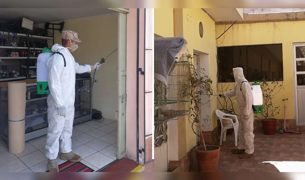 Municipalidad de Yanahuara inició hoy el proceso de desinfección de viviendas.