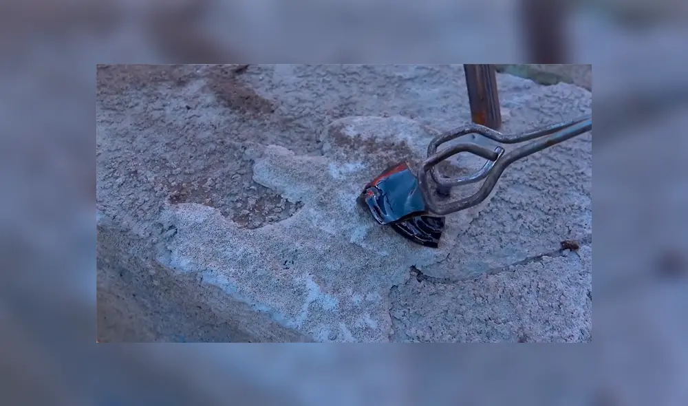 Un youtuber realizó un experimento con lava que dejó atónitas a miles de personas en redes sociales.