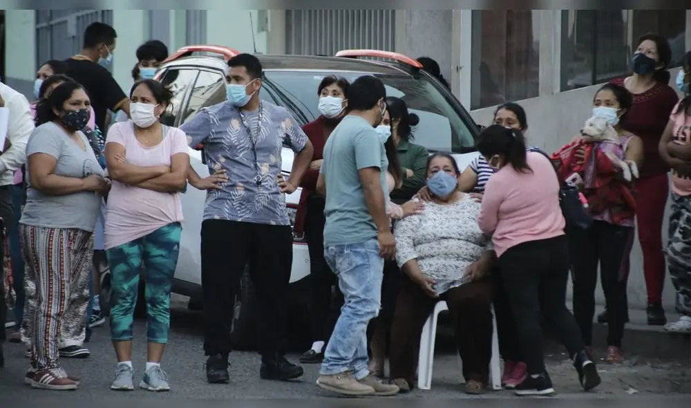 Familiares sufren por la mujer es atropellada en La Molina. Créditos: John Reyes / La República