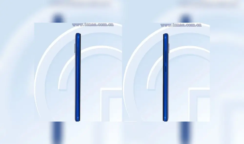 Laterales del Xiaomi Redmi 8A. Laterales del Xiaomi Redmi 8A.