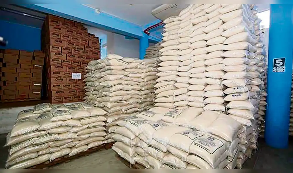 Las 17 toneladas de alimentos ya perecidos que debieron ser usados para el Vaso de Leche están valorizadas en 150 mil soles.