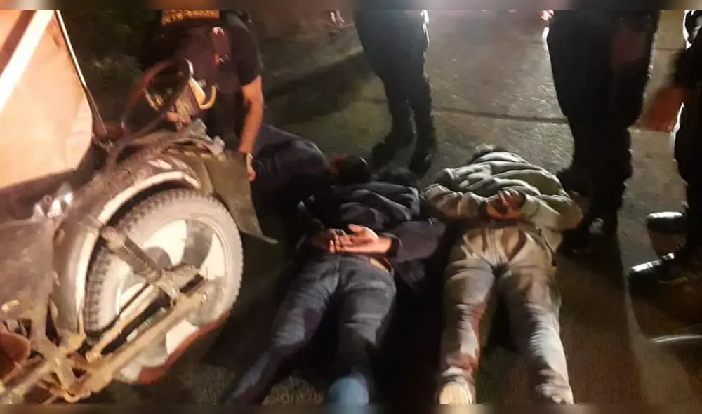 Sujetos fueron reducidos y conducidos a la dependencia policial.