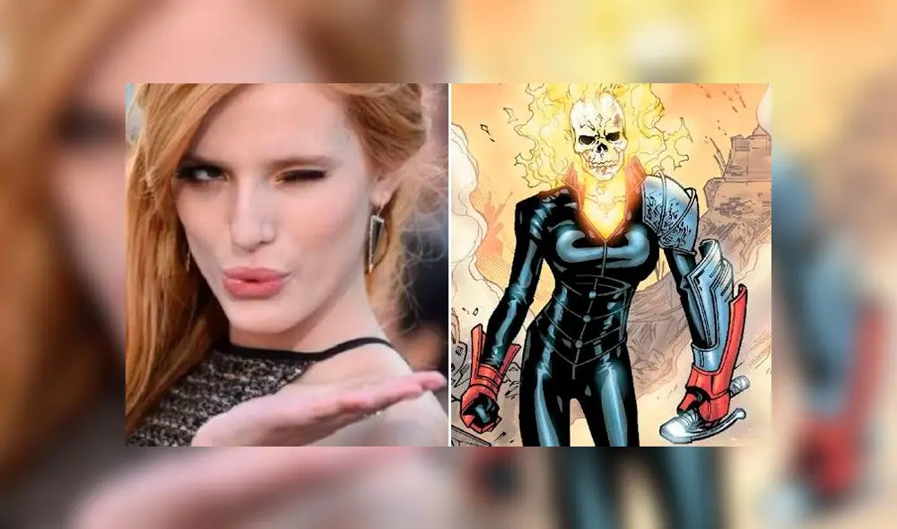 Bella Thorne se pronunció sobre su supuesta interpretación de Ghost Rider. Créditos: Composición