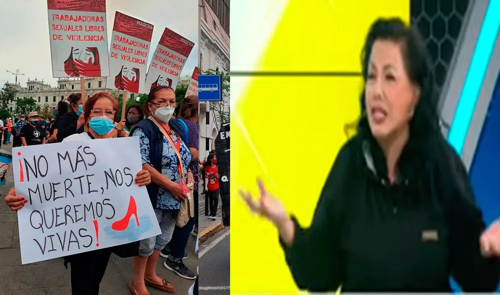 Trabajadoras sexuales piden justicia por sus compañeras asesinadas. Foto: composición/La República/ Panamericana Trabajadoras sexuales piden justicia por sus compañeras asesinadas. Foto: composición/La República/ Panamericana