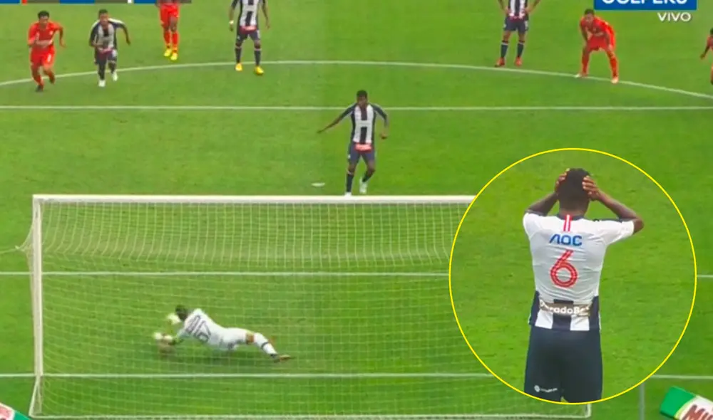 Carlos Ascues falló un penal y perjudicó a Alianza Lima ante Sport Huancayo. Foto: captura de Gol Perú Carlos Ascues falló un penal y perjudicó a Alianza Lima ante Sport Huancayo. Foto: captura de Gol Perú