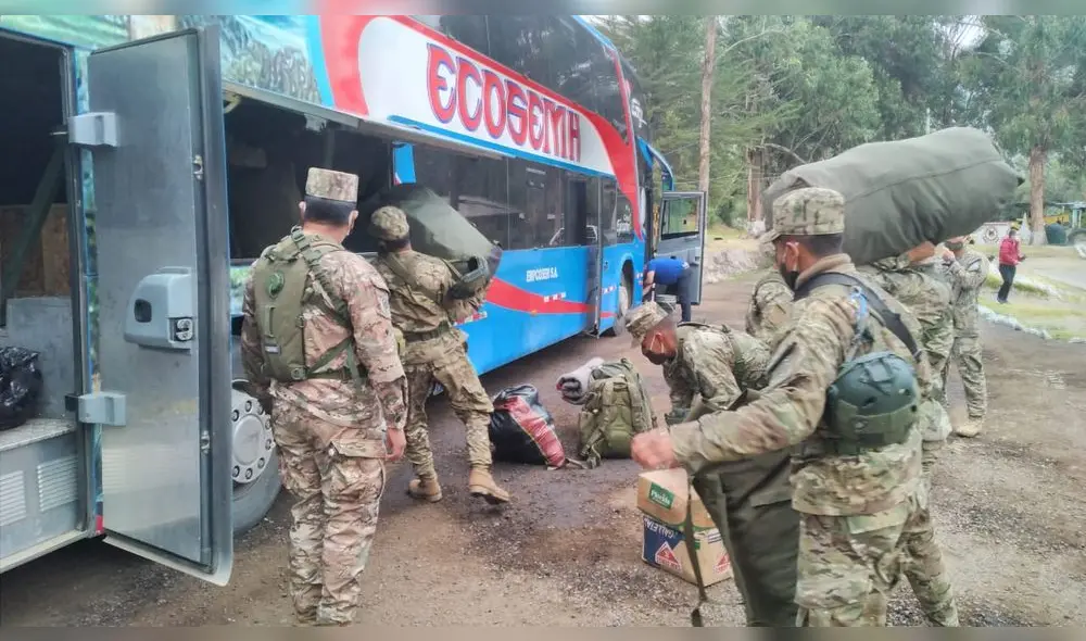 Coronavirus en Perú: 40 soldados son destacados a Pasco | Créditos: difusión Coronavirus en Perú: 40 soldados son destacados a Pasco | Créditos: difusión