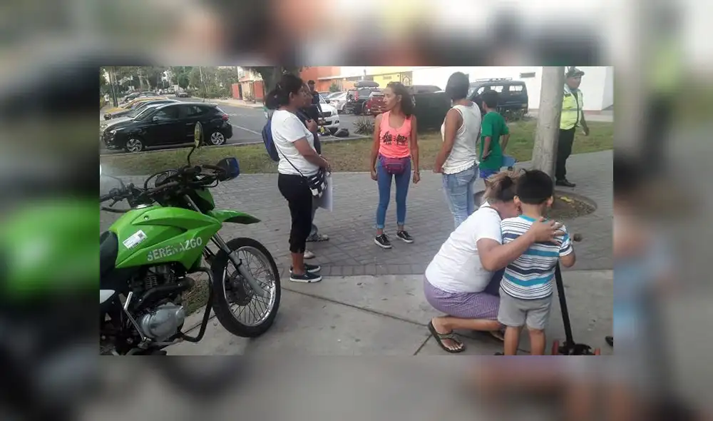 Surco: sereno ayuda a mujer a encontrar a su hijo de 4 años