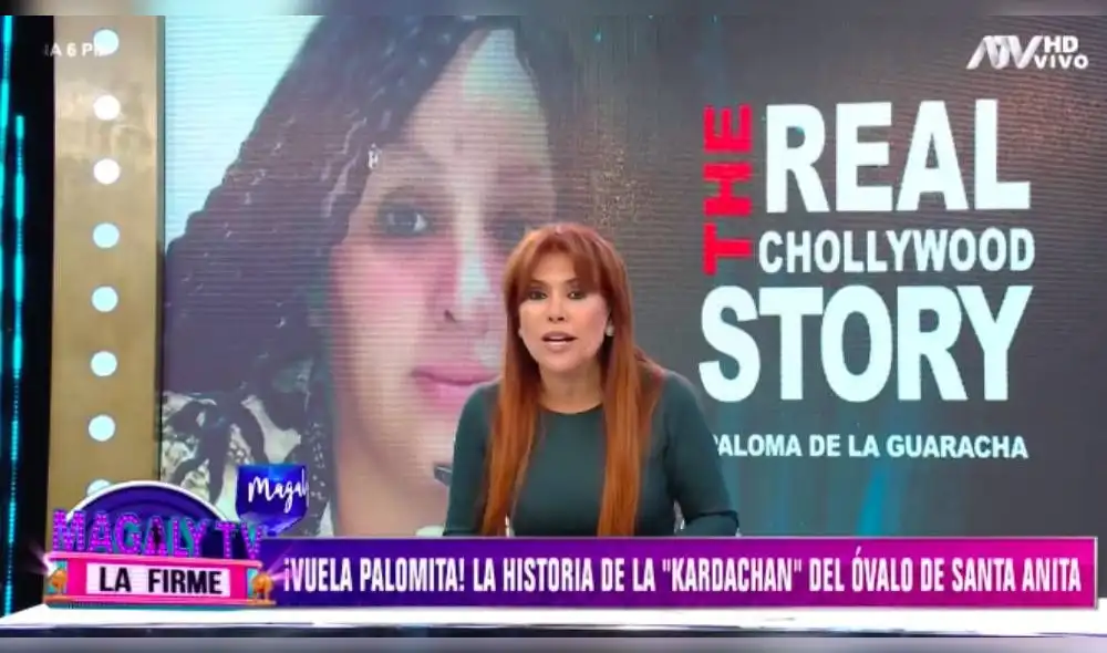 La periodista expuso imágenes de la representante y el cómico entrando a un hotel de Santa Anita. (Foto: Captura ATV)