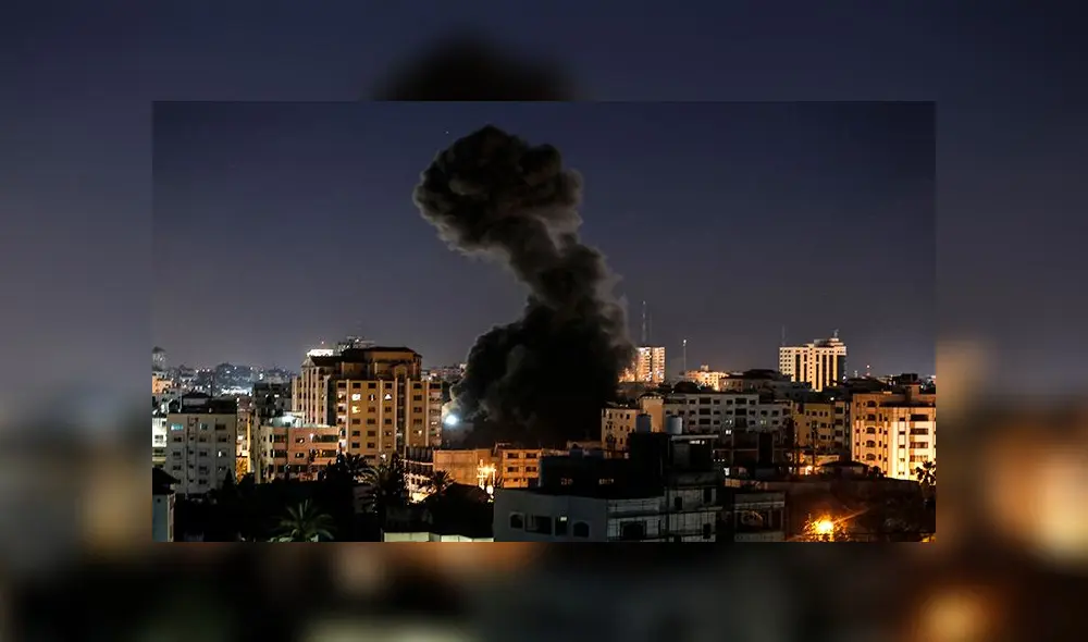 Israel bombardea Gaza en represalia al lanzamiento de 200 cohetes desde enclave palestino