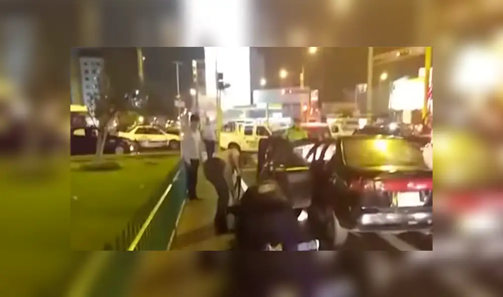 Congestión vehicular permite la captura de una banda de ladrones [VIDEO]
