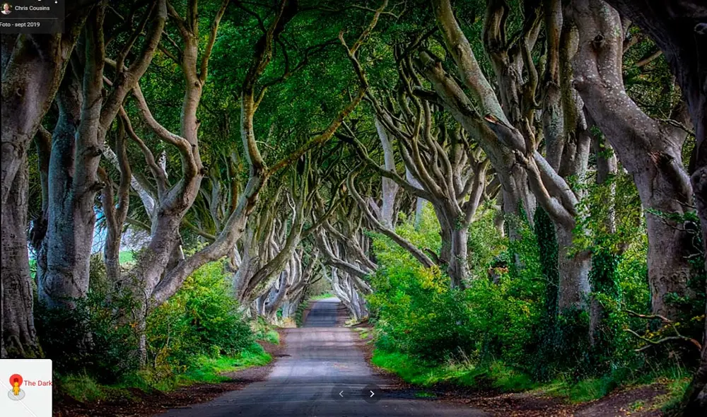 Desliza las imágenes para ver cómo luce uno de los famosos lugares mostrados en la serie Game of Thrones. Foto: captura de Google Maps Desliza las imágenes para ver cómo luce uno de los famosos lugares mostrados en la serie Game of Thrones. Foto: captura de Google Maps