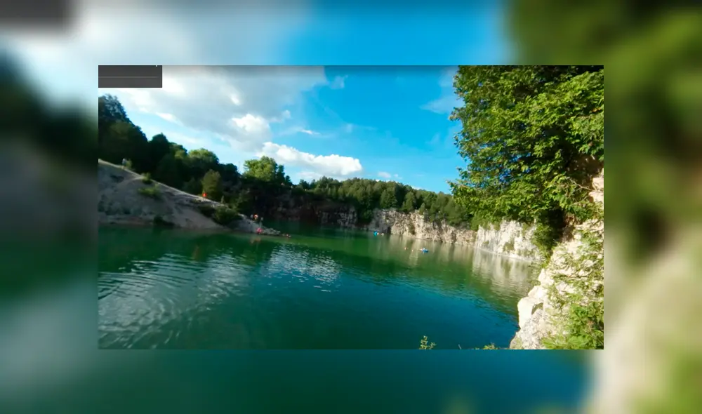 Desliza las imágenes para ver cómo luce este famoso lugar en el que se filmó la escena del lago en It. Fotocaptura: Google Maps