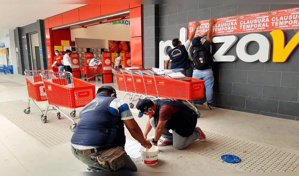 Municipalidad Provincial de Tumbes cerró supermercado Plaza Vea. Municipalidad Provincial de Tumbes cerró supermercado Plaza Vea.