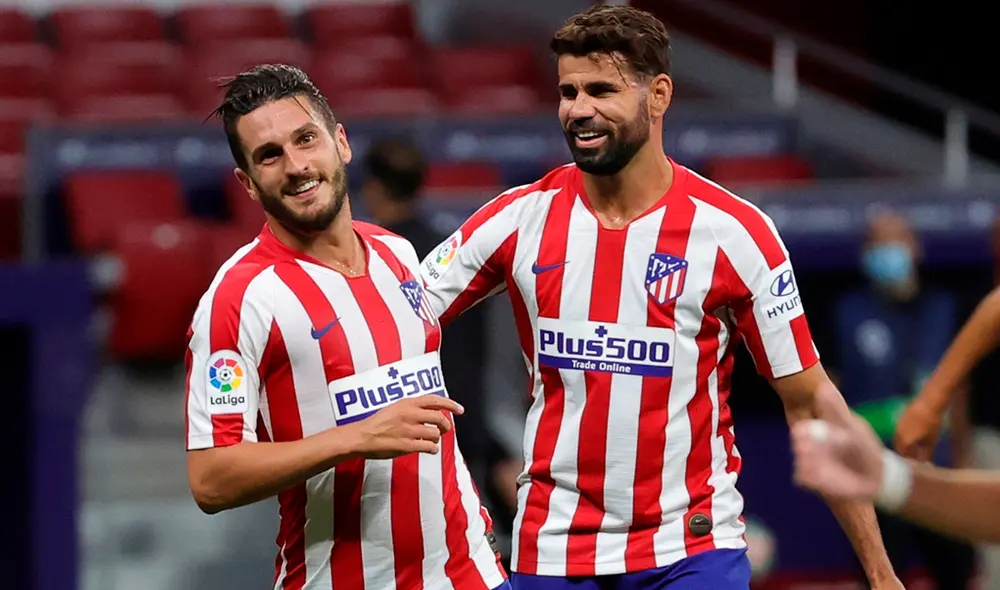 Koke, capitán del equipo 'Colchonero', puso el 3-0 definitivo. Foto: @LaLiga