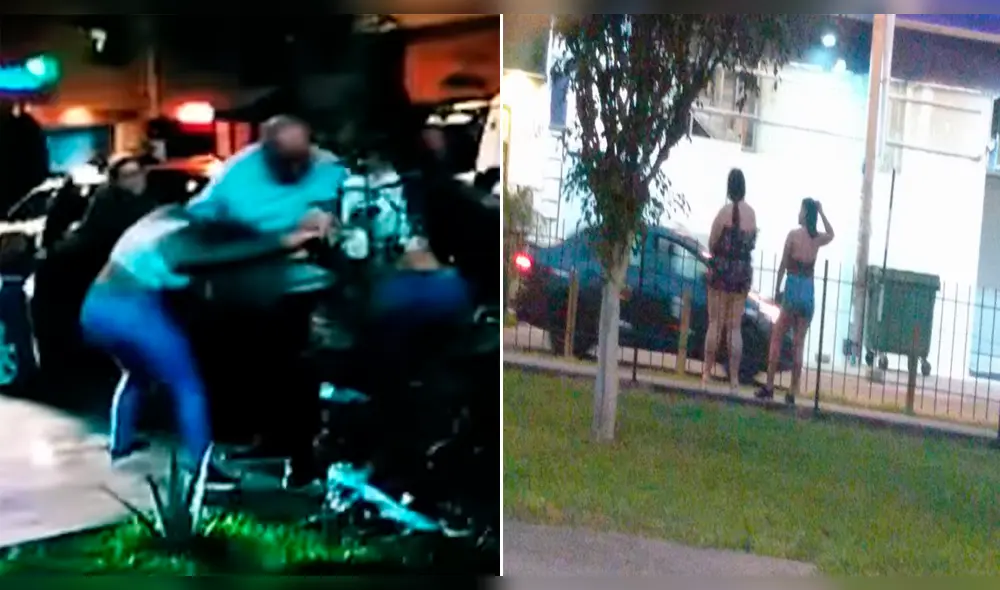 Los Olivos: trabajadoras sexuales pelean en la plena calle por clientes [VIDEO]