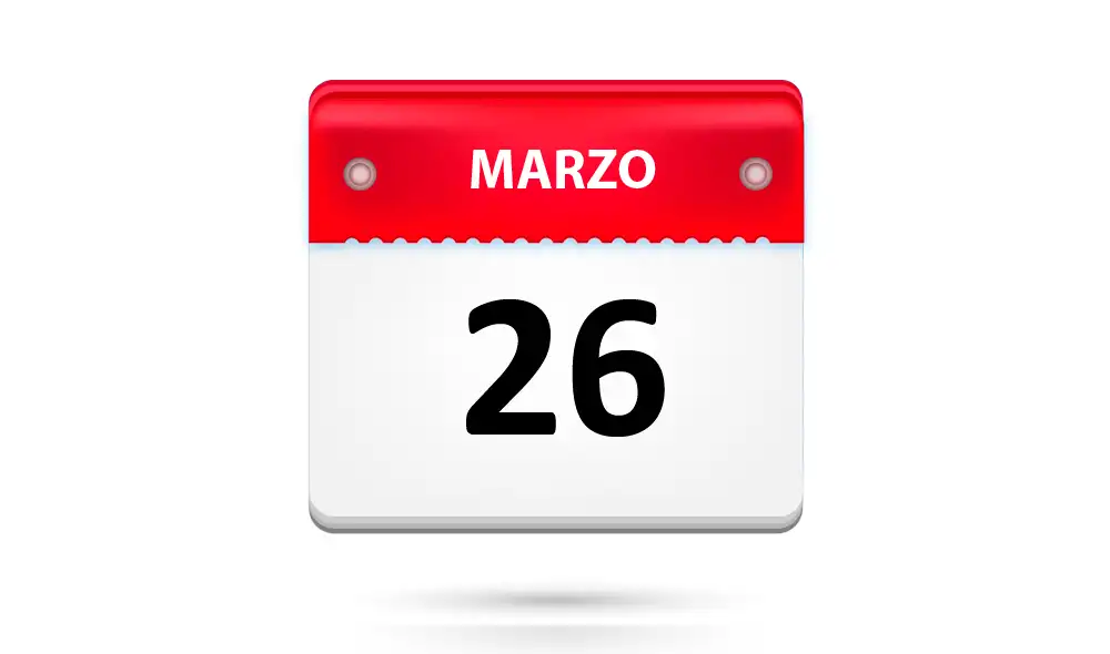 Efemérides de hoy: ¿qué pasó un 26 de marzo?
