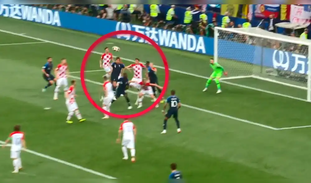 Francia vs Croacia: el autogol de Mandzukic para el 1-0 parcial | VIDEO