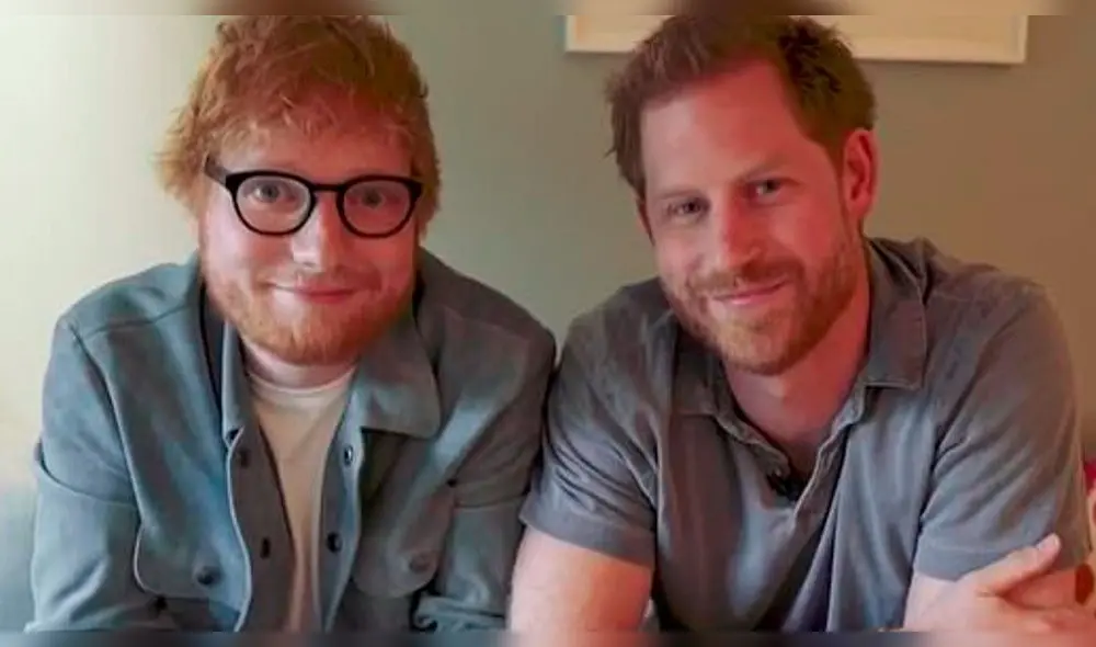 Príncipe Harry y Ed Sheeran Príncipe Harry y Ed Sheeran