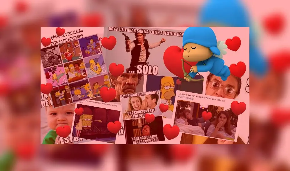 Revisa los mejores memes de la red por el Día de San Valentín. Foto: Composición LR Revisa los mejores memes de la red por el Día de San Valentín. Foto: Composición LR