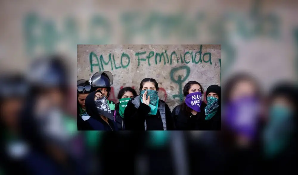 La manifestación feminista se inició a las 7 de la mañana de este martes). (Foto: Gustavo Graf/Reuters) La manifestación feminista se inició a las 7 de la mañana de este martes). (Foto: Gustavo Graf/Reuters)