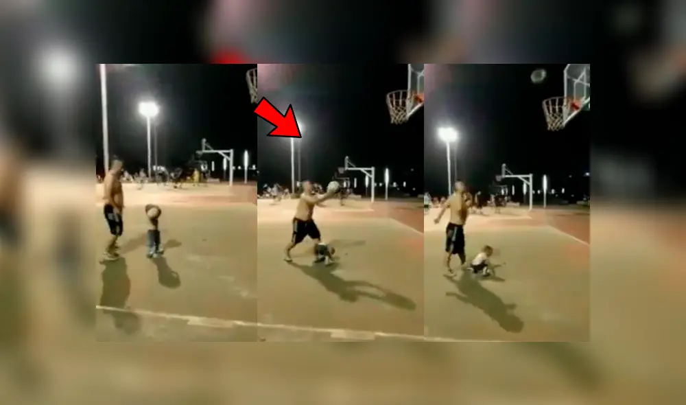 Facebook viral: padre juega básquet con su bebé y hace lo impensado para mantener su ilusión Facebook viral: padre juega básquet con su bebé y hace lo impensado para mantener su ilusión