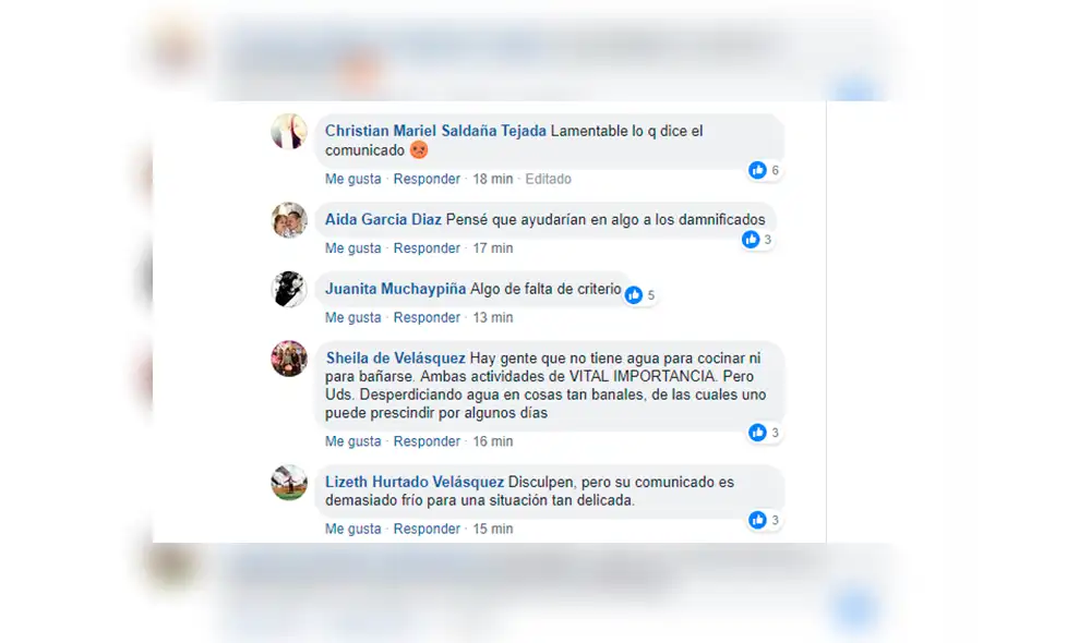 Facebook: peluquería de San Juan de Lurigancho genera indignación por comunicado sobre el aniego y damnificados Facebook: peluquería de San Juan de Lurigancho genera indignación por comunicado sobre el aniego y damnificados