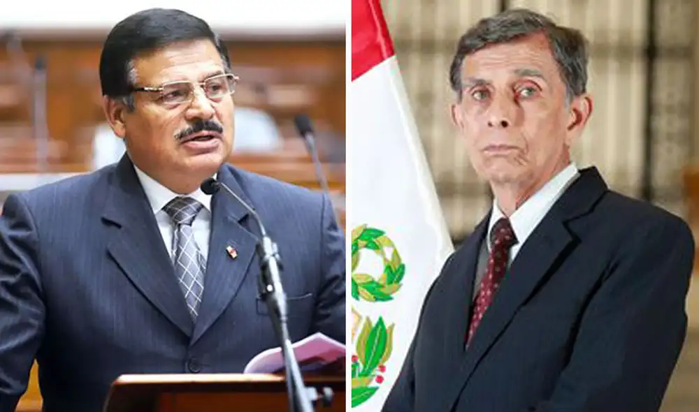 Emilio Bobbio (der.) es designado nuevo titular del Ministerio de Defensa en reemplazo de Barragán (izq.). Foto: composición LR