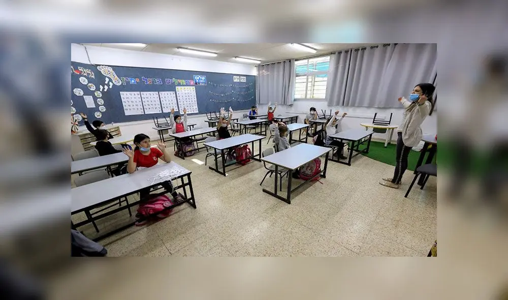 En Israel se generó un debate en torno a la reapertura de escuelas. Foto: AFP En Israel se generó un debate en torno a la reapertura de escuelas. Foto: AFP