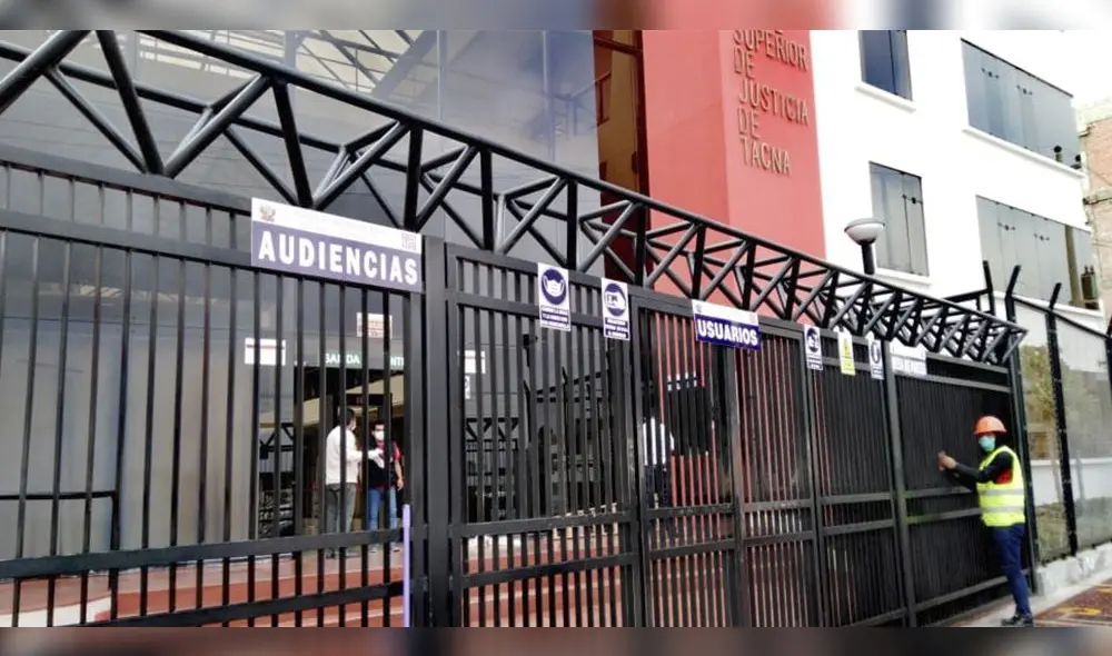 Por dos casos detectados de coronavirus, la Corte Superior de Tacna, fue cerrada. Audiencia de gobernador fue reprogramada. Por dos casos detectados de coronavirus, la Corte Superior de Tacna, fue cerrada. Audiencia de gobernador fue reprogramada.
