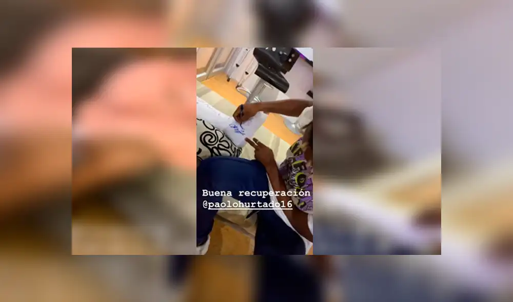 Selección peruana: André Carrillo visita a Paolo Hurtado y le deja emotivo mensaje [VIDEO]