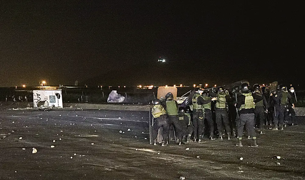 Conflicto en Ica Foto: Aldair Mejía