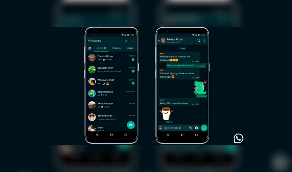 La nueva función de WhatsApp te dejaría iniciar sesión hasta en cuatro teléfonos a la vez. foto: WhatsApp.