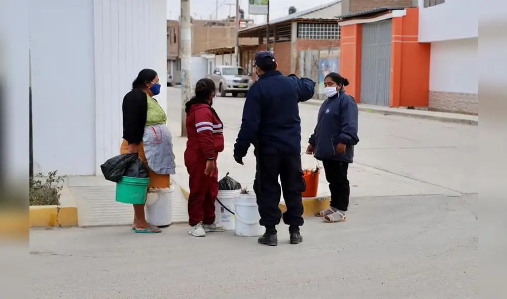 Comerciantes no pudieron ingresar a la zona. Foto: MPL Comerciantes no pudieron ingresar a la zona. Foto: MPL