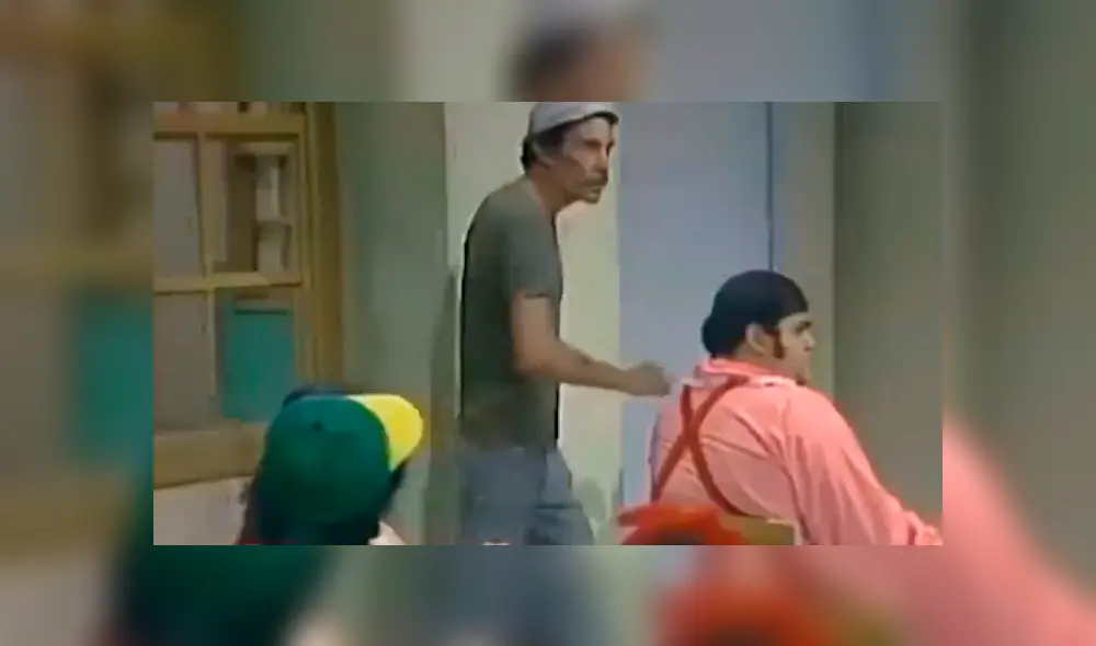 El video viral de YouTube muestra la escena en que 'Don Ramón' del Chavo del 8 destrona el puesto del profesor 'Jirafales'.