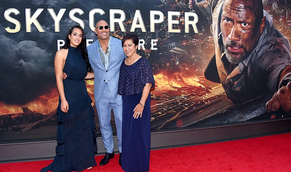 Simone Johnson, la hija del excampeón The Rock, firmó contrato con la WWE. | Foto: AFP