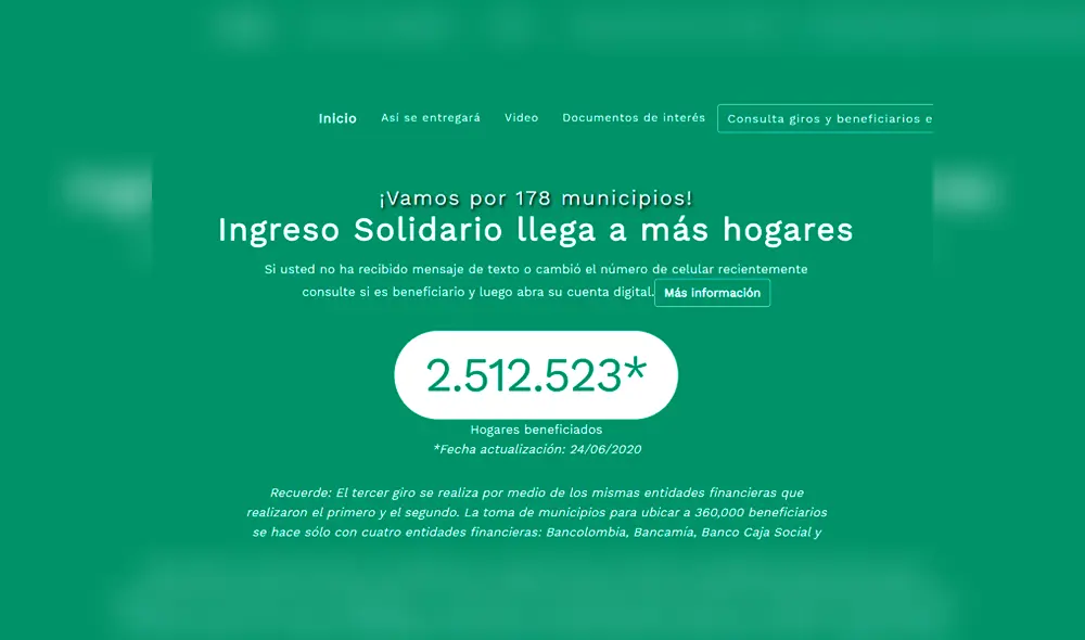 Ingreso Solidario del DNP en Colombia se entrega por tercera vez Ingreso Solidario del DNP en Colombia se entrega por tercera vez