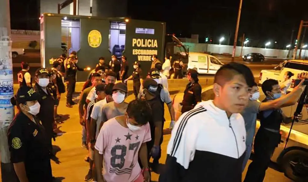 Detenidos en Trujillo por incumplir toque de queda Detenidos en Trujillo por incumplir toque de queda