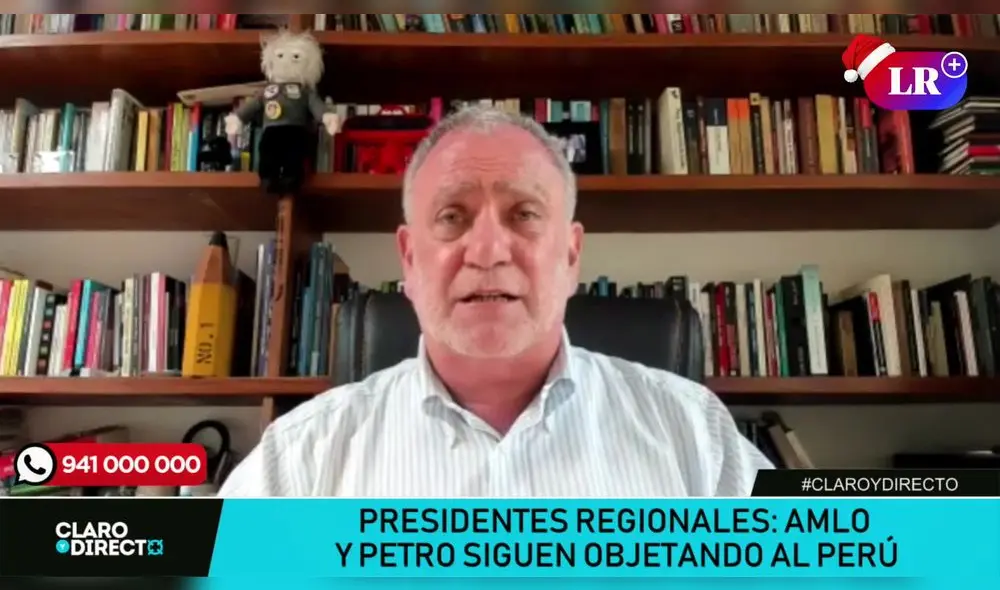 Augusto Álvarez Rodrich en Claro y Directo. Foto: LR+ Augusto Álvarez Rodrich en Claro y Directo. Foto: LR+