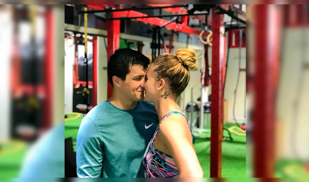 Esto es guerra: Ducelia feliz y enamorada de deportista [FOTOS]