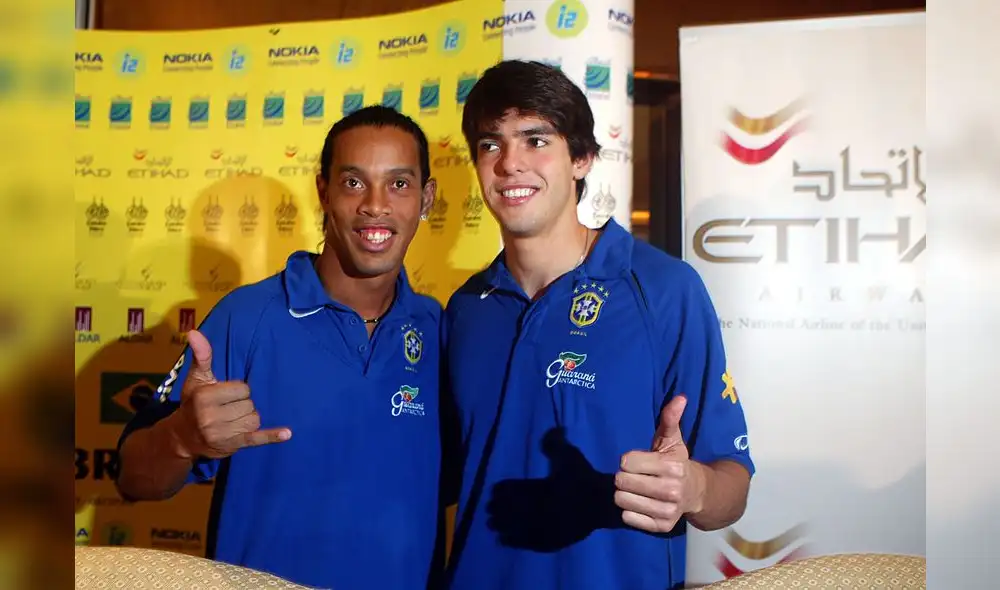 Kaká se mostró conmovido por la situación de Ronaldinho. Foto: AFP