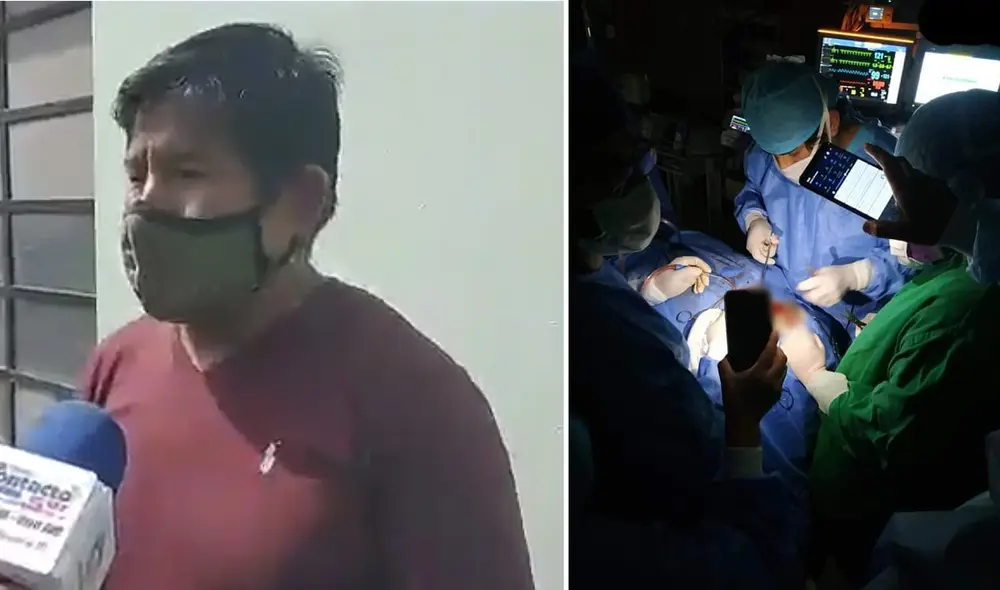 Roberto Catari, denunció por presunta negligencia médica, a la directora del hospital Goyeneche. Foto: La República