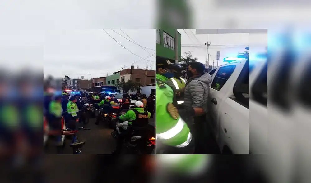 Uno de los presuntos delincuentes fue detenidos y llevado a la Dirincri de San Borja. / Créditos: RPP